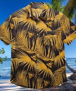 Pittsburgh Penguins Nhl Mens Hawaiian Button Up Shirt