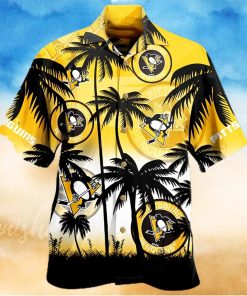 Pittsburgh Penguins Palm Tree NHL Hawaiian Shirt