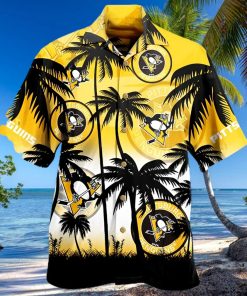 Pittsburgh Penguins Palm Tree NHL Hawaiian Shirt