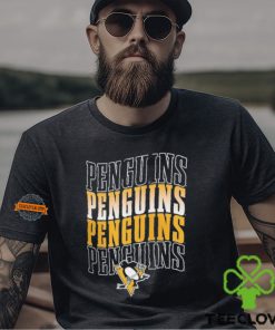 Pittsburgh Penguins Starter Four Team Name Logo Shirt