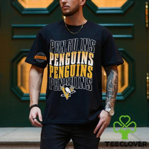 Pittsburgh Penguins Starter Four Team Name Logo Shirt