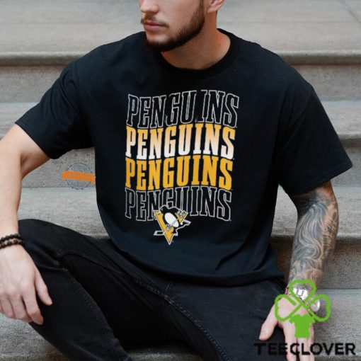 Pittsburgh Penguins Starter Four Team Name Logo Shirt