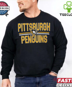 Pittsburgh Penguins Starter Mesh Look Team Name Logo Pullover shirt