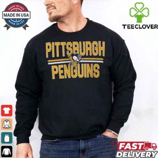 Pittsburgh Penguins Starter Mesh Look Team Name Logo Pullover hoodie, sweater, longsleeve, shirt v-neck, t-shirt