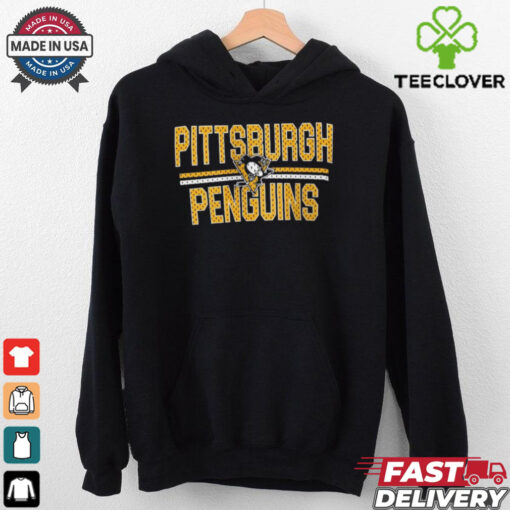 Pittsburgh Penguins Starter Mesh Look Team Name Logo Pullover hoodie, sweater, longsleeve, shirt v-neck, t-shirt