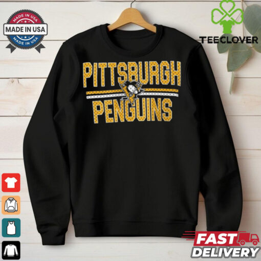 Pittsburgh Penguins Starter Mesh Look Team Name Logo Pullover hoodie, sweater, longsleeve, shirt v-neck, t-shirt