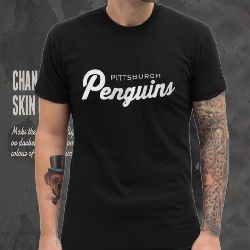 Pittsburgh Penguins Starter x NHL Black Ice Black Cross Check Shirt