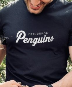 Pittsburgh Penguins Starter x NHL Black Ice Black Cross Check Shirt