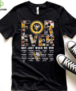 Pittsburgh Penguins ice hockey forever not just when we win player signatures hoodie, sweater, longsleeve, shirt v-neck, t-shirt