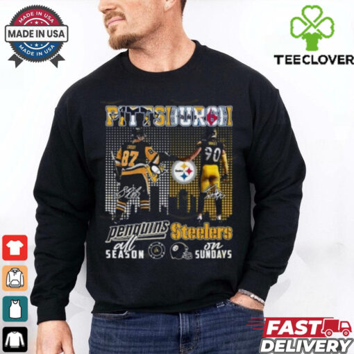 Pittsburgh Penguins x Pittsburgh Steelers Signature Unisex T Shirt