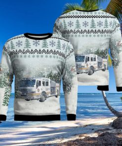 Pittsburgh, Pennsylvania, Unity Volunteer Fire Department AOP 3D Ugly Christmas Sweater