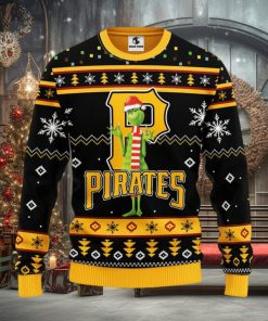 Pittsburgh Pirates Funny Grinch Christmas Ugly Sweater