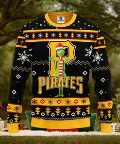 Pittsburgh Pirates Funny Grinch Christmas Ugly Sweater