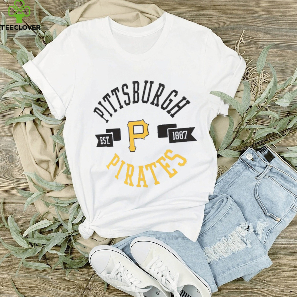 Pittsburgh Pirates G-III 4Her by Carl Banks Women's Team Graphic Fitted T- Shirt - White