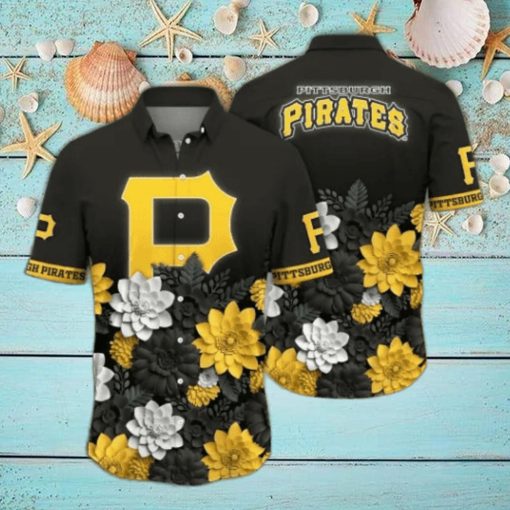 Pittsburgh Pirates MLB Flower Hawaii Shirt And Thoodie, sweater, longsleeve, shirt v-neck, t-shirt For Fans