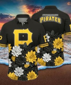 Pittsburgh Pirates MLB Flower Hawaii Shirt And Thoodie, sweater, longsleeve, shirt v-neck, t-shirt For Fans