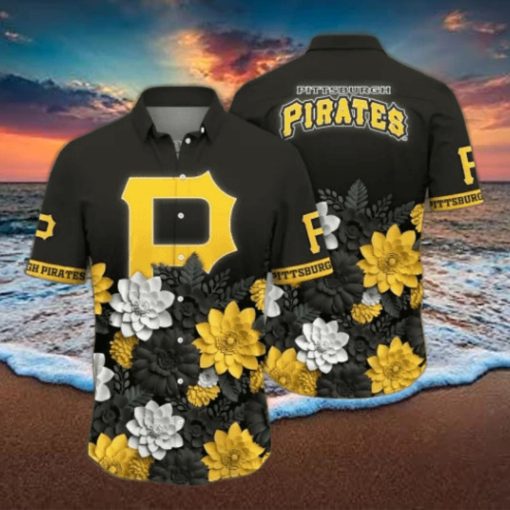 Pittsburgh Pirates MLB Flower Hawaii Shirt And Thoodie, sweater, longsleeve, shirt v-neck, t-shirt For Fans