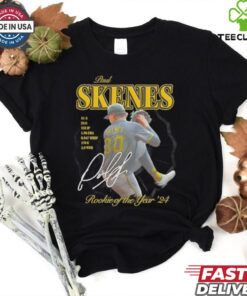 Pittsburgh Pirates Paul Skenes Rookie of the Year 2024 signature shirt