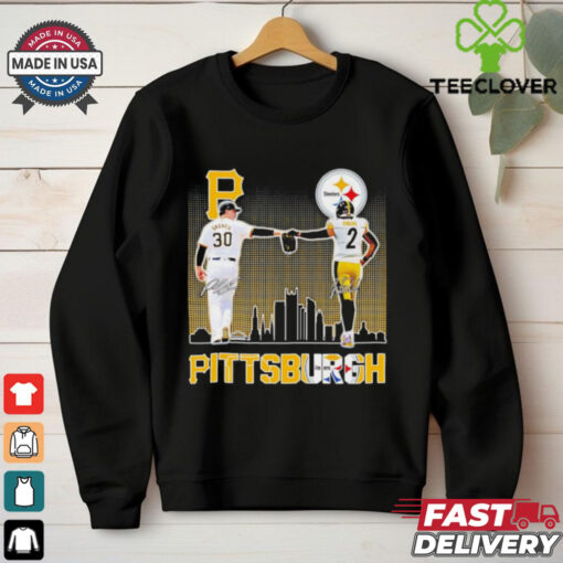 Pittsburgh Pirates Paul Skenes x Pittsburgh Steelers Justin Fields shirt