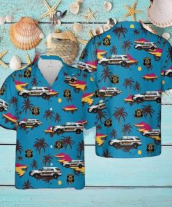 Pittsburgh Police Department Squad Car Hawaiian Shirt