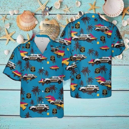 Pittsburgh Police Department Squad Car Hawaiian Shirt