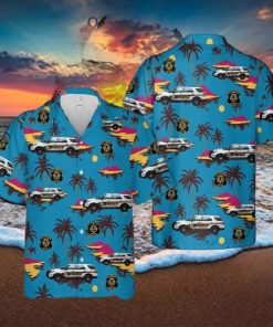 Pittsburgh Police Department Squad Car Hawaiian Shirt
