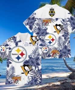 Pittsburgh Sport Teams Hawaiian Pittsburgh Steelers Pittsburgh Penguins Pirates Hawaiian Shirt For Fan