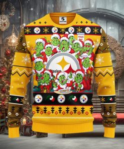Pittsburgh Steelers 12 Grinch Xmas Day Christmas Ugly Sweater
