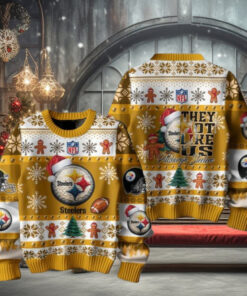 Pittsburgh Steelers 2024 They Not Like Us Steelers Christmas Ugly Sweater