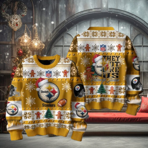 Pittsburgh Steelers 2024 They Not Like Us Steelers Christmas Ugly Sweater