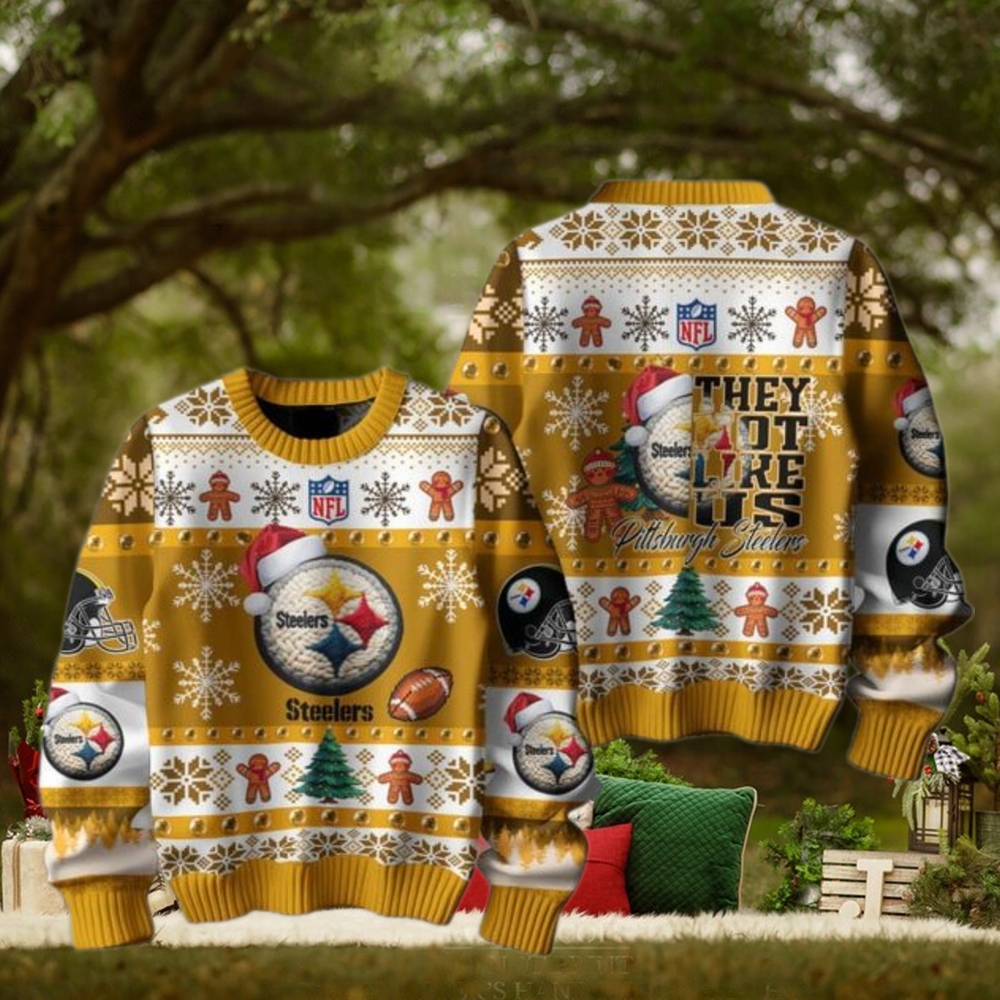 Pittsburgh Steelers 2024 They Not Like Us Steelers Christmas Ugly Sweater Pittsburgh Steelers 2024 They Not Like Us Steelers Christmas Ugly Sweater