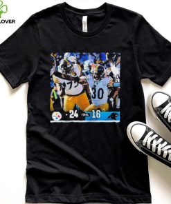 Pittsburgh Steelers 24 16 Panthers NFL 2022 Final Score Shirt