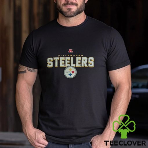 Pittsburgh Steelers 2XL XXL Black T Shirt