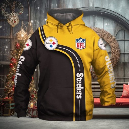 Pittsburgh Steelers 3D Hoodie Cute Sweatshirt Pullover Gift