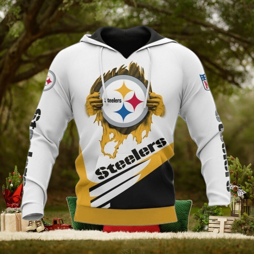 Pittsburgh Steelers 3D Puff Print Hoodie Cool Graphic Gift Pittsburgh Steelers 3D Puff Print Hoodie Cool Graphic Gift