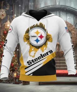 Pittsburgh Steelers 3D Puff Print Hoodie Cool Graphic Gift