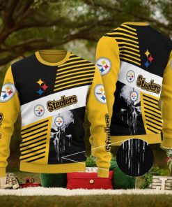 Pittsburgh Steelers 3D Woolen Sweater Snowflake Gift For Men And Women