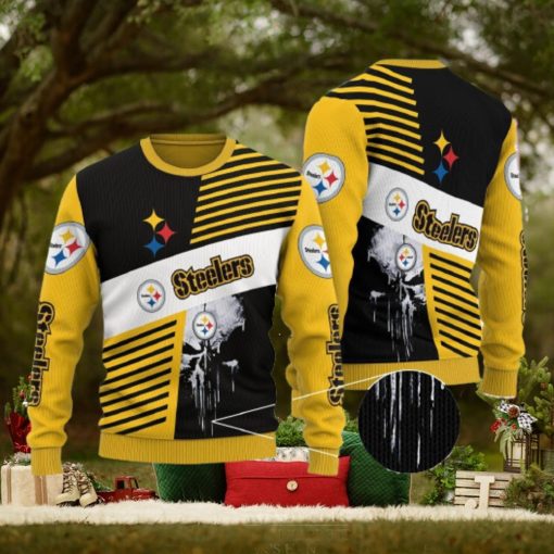 Pittsburgh Steelers 3D Woolen Sweater Snowflake Gift For Men And Women