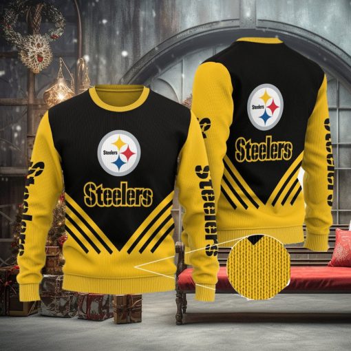 Pittsburgh Steelers 3D Woolen Sweater Wintertime Gift For Men And Women
