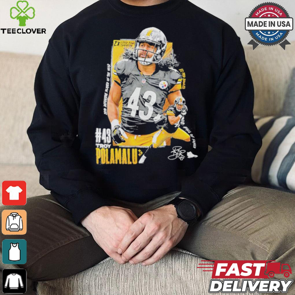 Pittsburgh Steelers #43 Troy Polamalu Shirt Pittsburgh Steelers #43 Troy Polamalu Shirt