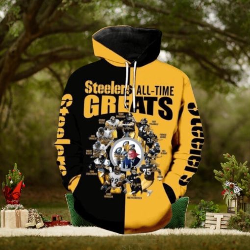 Pittsburgh Steelers All Time 3D Hoodie