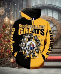 Pittsburgh Steelers All Time 3D Hoodie