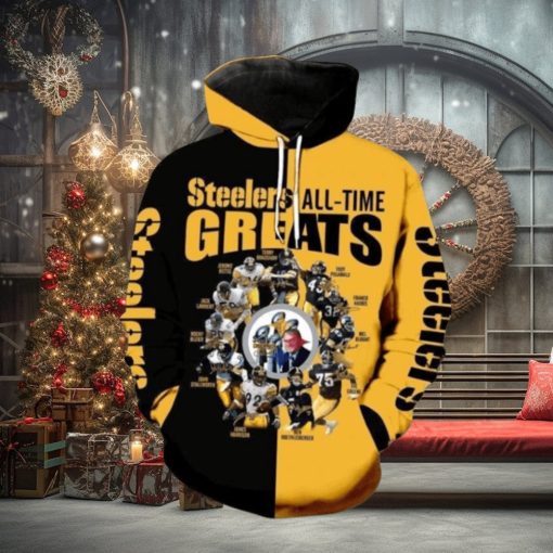 Pittsburgh Steelers All Time 3D Hoodie