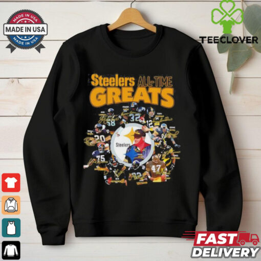 Pittsburgh Steelers All time Greats signatures shirt