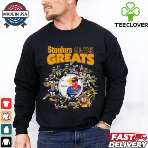 Pittsburgh Steelers All time Greats signatures shirt