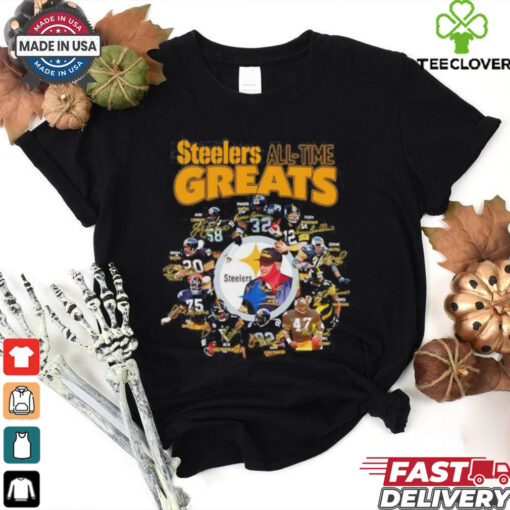Pittsburgh Steelers All time Greats signatures shirt