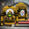 Philadelphia Eagles Christmas Grinch Knitted Sweater