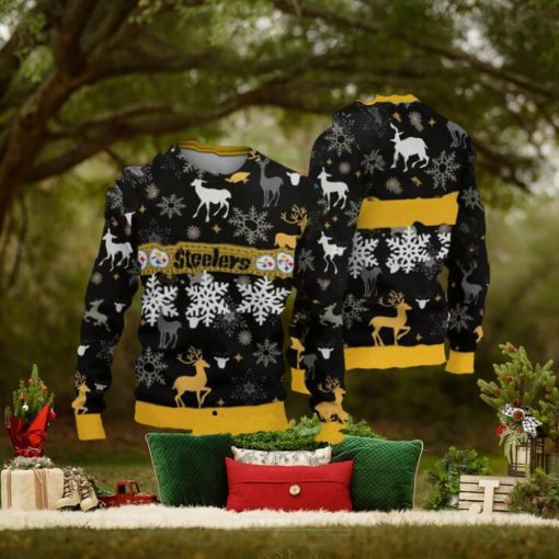 Pittsburgh Steelers Christmas Pattern Ugly Sweater Christmas For Fans