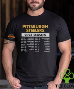 Pittsburgh Steelers Complete Schedule 2024 Shirt