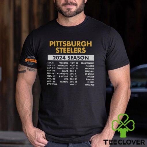 Pittsburgh Steelers Complete Schedule 2024 Shirt